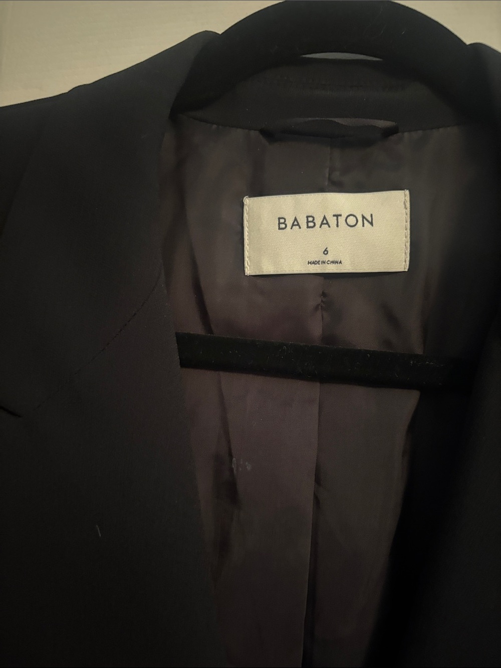 Babaton Black Double-Breasted Blazer Jacket - Picture 2 of 5